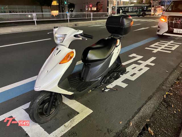 スズキ v125 スズキ アドレスV125 インジェクション メットイン リアボックス