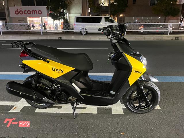 ヤマハ BW'S125 インジェクション メットイン リアキャリア 黄色