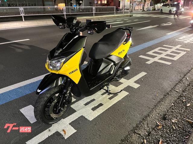 ヤマハ BW'S125 インジェクション メットイン リアキャリア 黄色