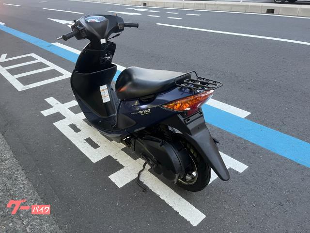 スズキ アドレスV50 インジェクション メットイン リアキャリア 青