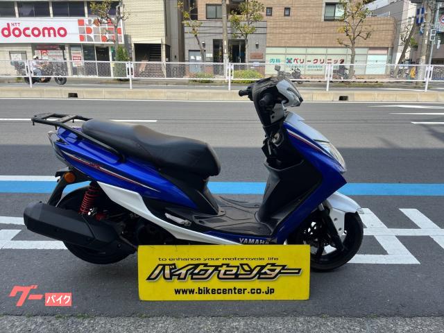 シグナスＸ　ＳＲ　２０１６年　インジェクション　リアキャリア　青