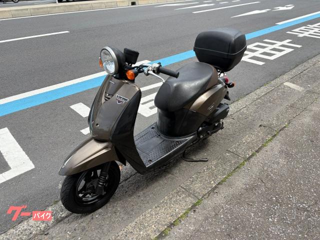 ホンダ トゥデイ 2006年 メットイン リアボックス 茶｜バイク