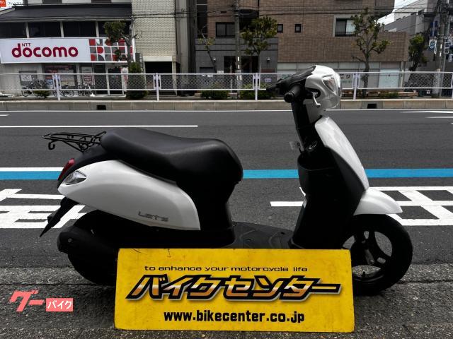 レッツ　２０１５年　インジェクション　メットイン　リアキャリア　白