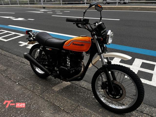 250TR インジェクション　タンク　純正　2012年　パールソーラーイエロー カワサキ 250TR 2012年 インジェクション ノーマル オレンジ