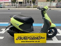 スズキ　レッツ４　インジェクション　メットイン　緑