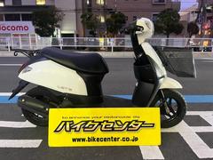 スズキ　レッツ　インジェクション　メットイン　リアキャリア　白