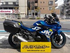 スズキ　ＧＳＸ２５０Ｒ　２０２０年　インジェクション　パニアケース　ドラレコ　ＥＴＣ　リアキャリア　ロングスクリーン　青