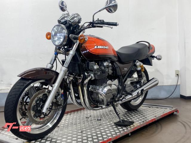 Kawasaki カワサキ ゼファー 750 火の玉 Z2テール オーリンズ  ストライカー バックステップ ETC付 エンジン絶好調 カワサキ ZEPHYR750 2002年モデル オーリンズ製リアサス