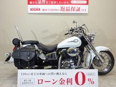 ホンダ　シャドウ４００　２００４年モデル／ＪＭＣＡ対応フルエキマフラーカスタム／エンジンガード／両サイドバッグ／シーシーバー