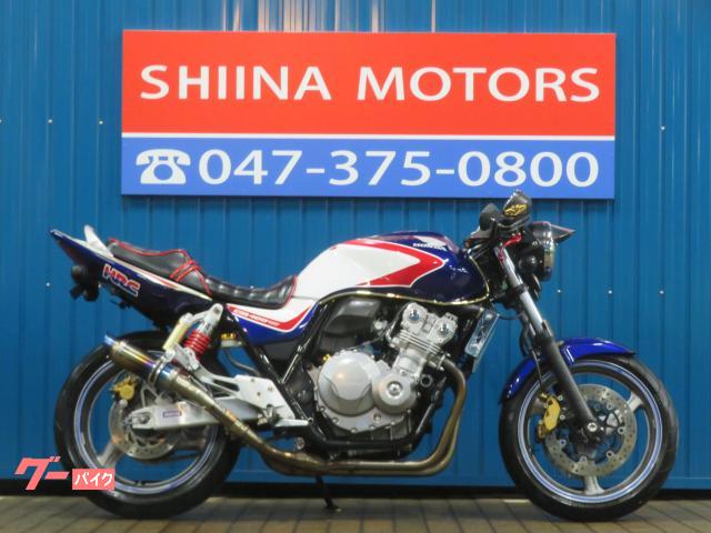 ＣＢ４００Ｓｕｐｅｒ　Ｆｏｕｒ　ＶＴＥＣ　Ｒｅｖｏ　Ｂ００９２　レーシングマフラー　トリコロールカラー　セパハン　タックロール