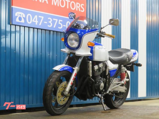 スズキ ＧＳＸ４００インパルス Ｓ Ｂ０１１５ クーリーカラー ビキニカウル 前後ブラックホイール ＧＫ７９Ａ｜シイナモータース船橋店  ベース館｜新車・中古バイクなら【グーバイク】