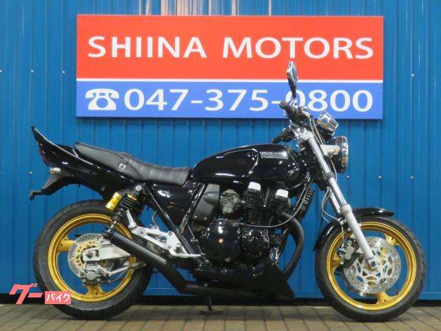 ＸＪＲ４００　ＨＢ００７１　ブラック集合管　アンダーカウル　タックロールシート　４ＨＭ　前後ゴールドホイール