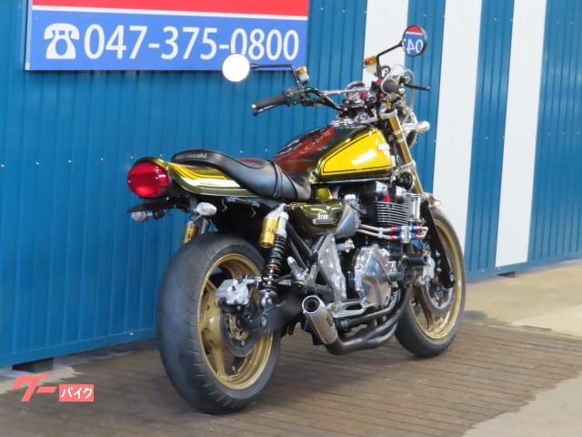 153.イエローバイクモデル 約15cm横23センチ カワサキ ZEPHYR1100 A1598 Z2外装／イエローボール