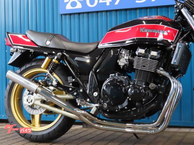 カワサキ ZRX400－II HB30151 メッキ集合管 前後ゴールド