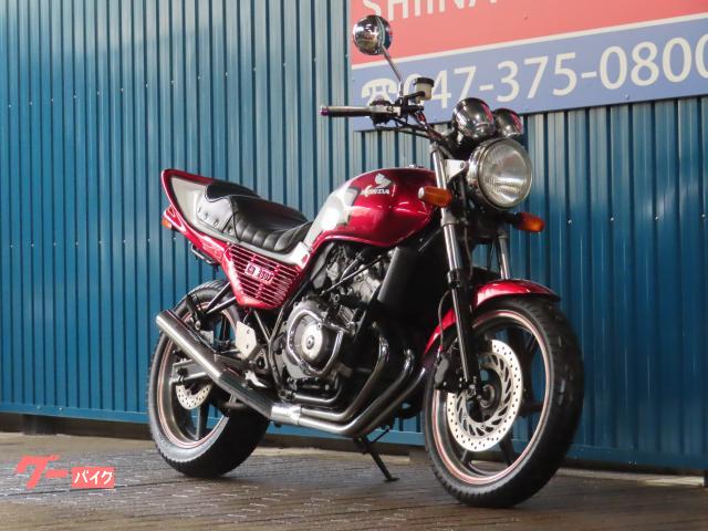 ホンダ JADE HB0208 メッキ集合管 赤／白CBXカラー