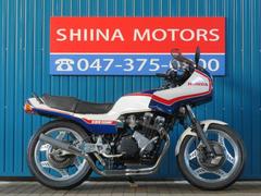 ホンダ　ＣＢＸ５５０Ｆインテグラ　Ｂ００９１　４００ｃｃ公認登録　エンジンガード　集合管　フェンダーレス　トリコロールカラー