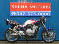 ホンダ　ＣＢ４００Ｓｕｐｅｒ　Ｆｏｕｒ　ＶＴＥＣ　Ｒｅｖｏ　Ｂ００９２　レーシングマフラー　トリコロールカラー　セパハン　タックロール