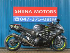 カワサキ　Ｎｉｎｊａ　ＺＸ−１４Ｒ　Ａ１３７２　ロングスイングアーム　ヨシムラダブル管　フェンダーレス　ＡＢＳ　スモークテール