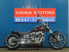ＨＡＲＬＥＹ−ＤＡＶＩＤＳＯＮ　ＦＸＢＲ　ソフテイル　ブレイクアウト　Ａ１３８７　ジキル＆ハイドマフラー　エイプハンガーハンドル　ショートフェンダー
