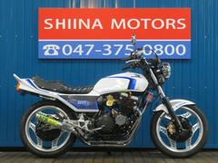 ホンダ　ＣＢＸ５５０Ｆ　Ａ１４３５　国内新規登録　アルミオイルクーラー　ＢＥＥＴアルフィンカバー　タックロールシート　青／白カラー