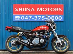 カワサキ　ＺＥＰＨＹＲ７５０　Ａ１５１６　ＪＢパワーマグタンホイール　火の玉　モリワキ集合管　アルミオイルクーラーサイド回し　オーリンズサス