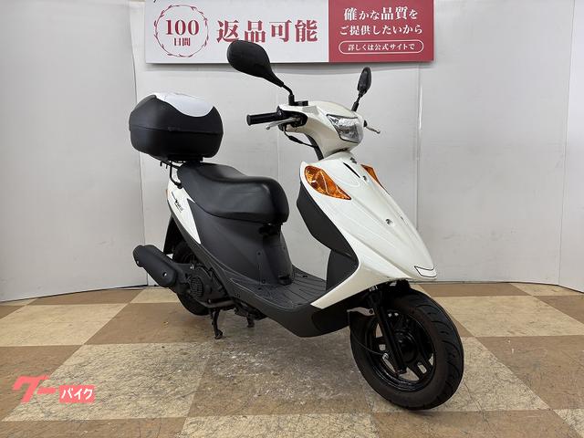 スズキ アドレスV125 2013年モデル リアボックス装備｜バイク