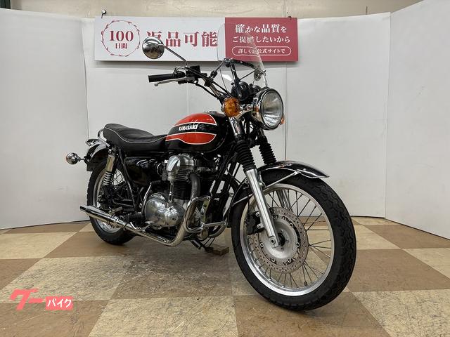 カワサキ W650 社外マフラー／スクリーン／サドルバッグステー 