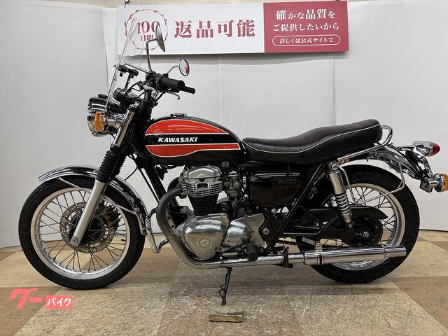 カワサキ W650 社外マフラー／スクリーン／サドルバッグステー