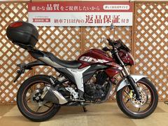 スズキ　ＧＩＸＸＥＲ　１５０　インジェクションモデル　スクリーン　トップケース付き　純正キー２本あり