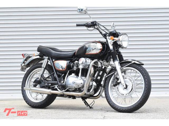 Ｗ６５０　ペイトンプレイスマフラー　エンジンガード　ハンドル社外