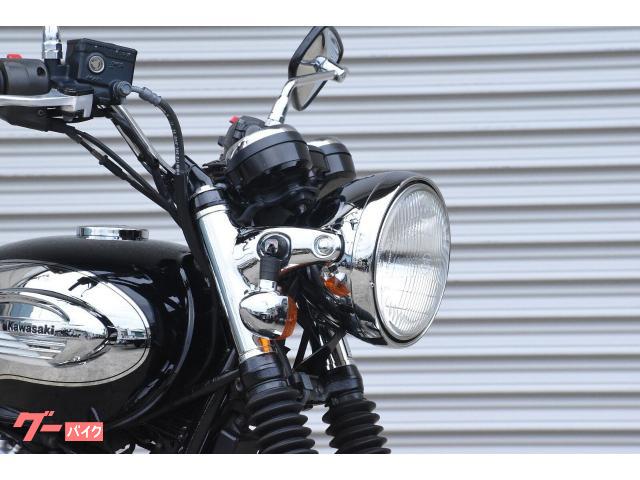 カワサキ W400 エンジンガード 社外マフラー｜ビジョギマンケーブ