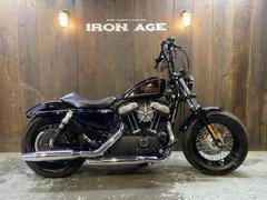 ＨＡＲＬＥＹ−ＤＡＶＩＤＳＯＮ　ＸＬ１２００Ｘ　フォーティエイト　北米マフラー　オーリンズリアサス　社外ハンドル　社外シート