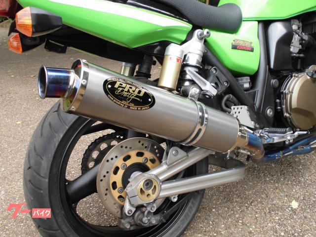 カワサキ ZRX1200R プロドラッグ限定チタンマフラー