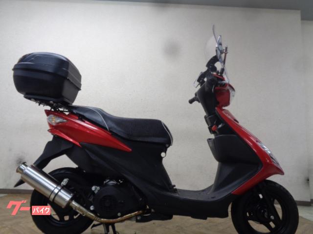 アドレスＶ１２５Ｓ　盗難防止アラーム　クリアウインカーレンズ　フューエルインジェクション　４スト単気筒エンジン