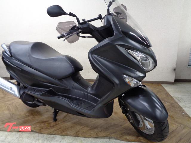 バーグマン２００　ＥＴＣ　ナックルガード　純正スペアキー　インジェクション　水冷単気筒エンジン　４１リットルシート下スペース