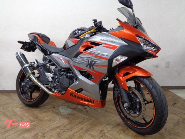 Ｎｉｎｊａ　４００　ＡＢＳ　ＥＴＣ　ＷＲＳマフラー　スライダー　レバーカスタム　ＬＥＤヘッドライト　アシスト＆スリッパ−
