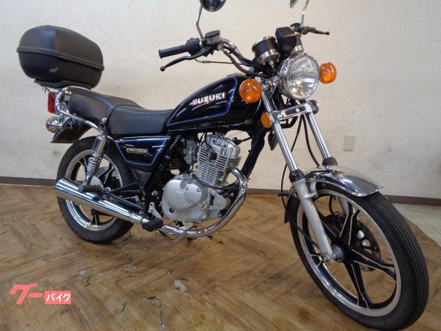 ＧＮ１２５Ｈ　リアボックス　キャブ車　空冷ＳＯＨＣ１２４ｃｃ単気筒　フロントディスクブレーキ　ツインショック　シフトインジケーター