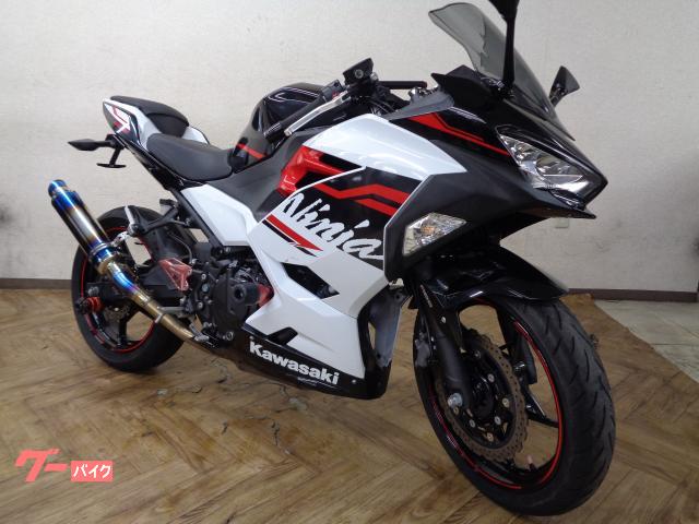 Ｎｉｎｊａ　４００　ＡＢＳ　マフラーカスタム　エンジンスライダー　レバーカスタム　ＬＥＤヘッドライト　アシスト＆スリッパ−クラッチ