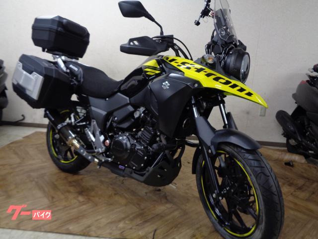 V−ストローム250 フルパニア ビームスマフラー 水冷並列2気筒 12Vアクセサリー 17L燃料タンク 7段階調整式リアサス