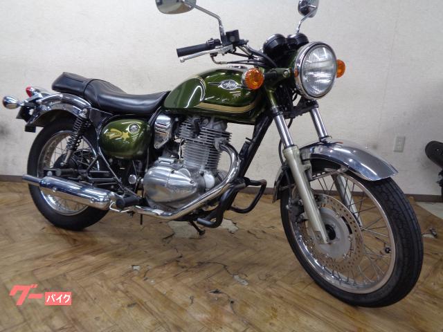 エストレヤインジェクションモデル　　ノーマル車　　エンジンガード　　ダブルシート　フロントディスクブレーキ　リターン式・５段変速