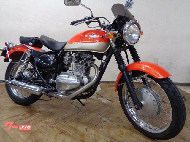 エストレヤカスタム　ドラムブレーキ　スクリーン　キャブ車　マフラーカスタム　フォークブーツ　セパレートシート　リターン式・５段変速