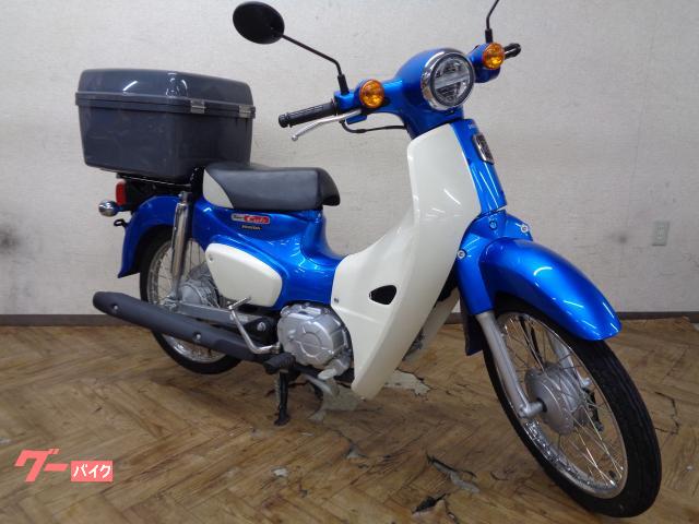 スーパーカブ５０　ＡＡ０９　ＬＥＤヘッドライト　セルフ／キック併用式　空冷４ストローク単気筒エンジン　リアボックス　純正スペアキー
