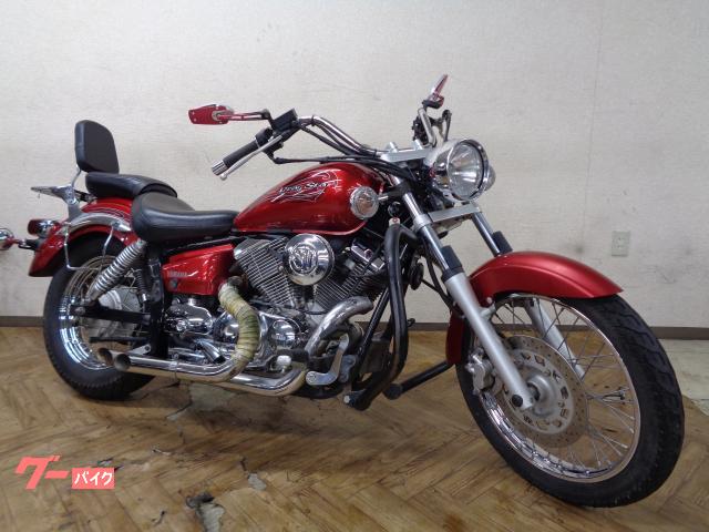 ドラッグスター２５０　マフラーカスタム　エンジンガード　バックレスト　リアキャリア　エアクリーナーカスタム　デイ−プレツド