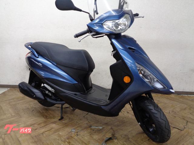 ＡＸＩＳ　Ｚ　ＢＬＵＥ　ＣＯＲＥエンジン　１２４ｃｃ空冷４ストＳＯＨＣ２バルブ　フロントディスブレーキ　　インジェクションモデル