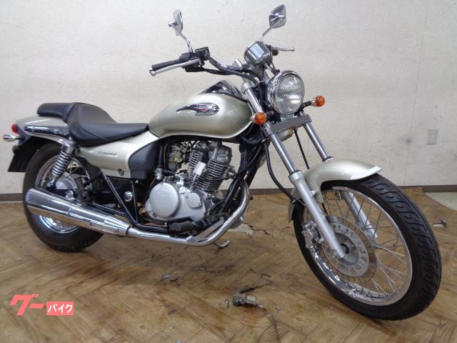 エリミネーター１２５　メタリックシャンパンゴールド　空冷単気筒エンジン　ロー＆ロング　５速ミッション　キャブレター車