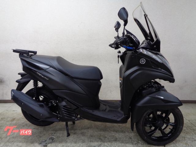 ★普通免許仕様トリシティ155ABS ワイドトレッド 2.4万km台 大型BOX ロングスクリーン ナックルバイザー★東京/大田区【下取OK】 ヤマハ トリシティ155 ABS ETC ナックルガード ロング