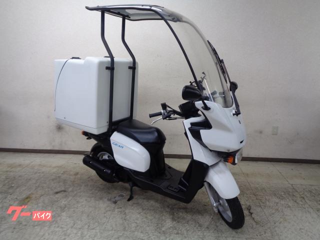 GEAR パーキングスタンド UA08J インジェクションモデル 大型ボックス 屋根付き 水冷単気筒OHCエンジン セルフ・キック