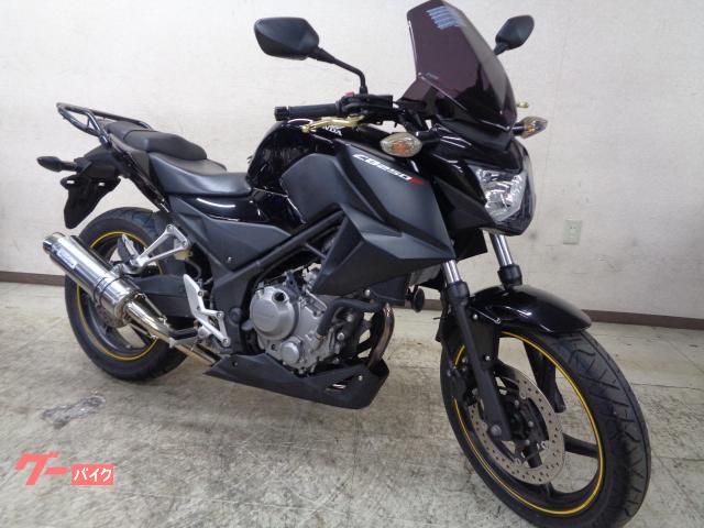 ＣＢ２５０Ｆ　ＥＴＣ　レバー・マフラーカスタム　リアキャリア　スクリーン　２４９ｃｃ水冷単気筒エンジン　バーハンドル