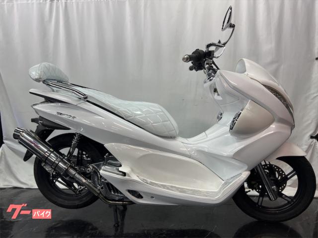 ホンダ ｐｃｘ１２５ フルホワイトカスタム ｌｅｄスピーカー２発 改マフラー メッキパーツ多数 ｇｒａｎｄ ｌｉｎｅ 東京店 新車 中古 バイクなら グーバイク