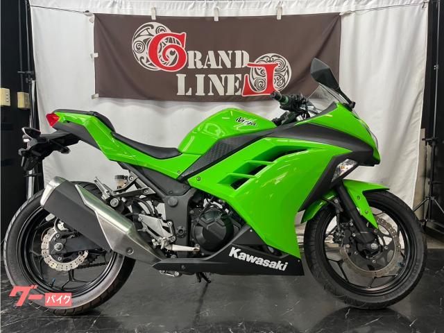 Ｎｉｎｊａ　２５０　ＬＥＤヘッドライト　純正マフラー　ライムグリーン